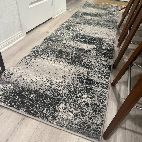 Abstract Rug Runner - 2'6" x 10' - Picture 2 of 3